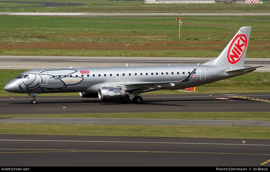 Aircraft Photo of OE-IHE | Embraer 190LR (ERJ-190-100LR) | Niki | AirHistory.net #730754