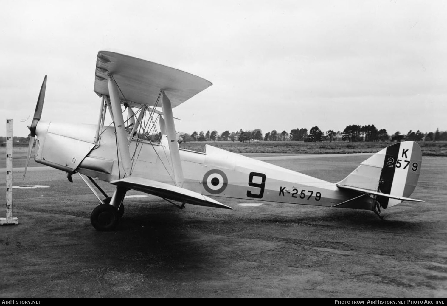 Aircraft Photo of K2578 | De Havilland D.H. 82 Tiger Moth I | UK - Air Force | AirHistory.net #730790