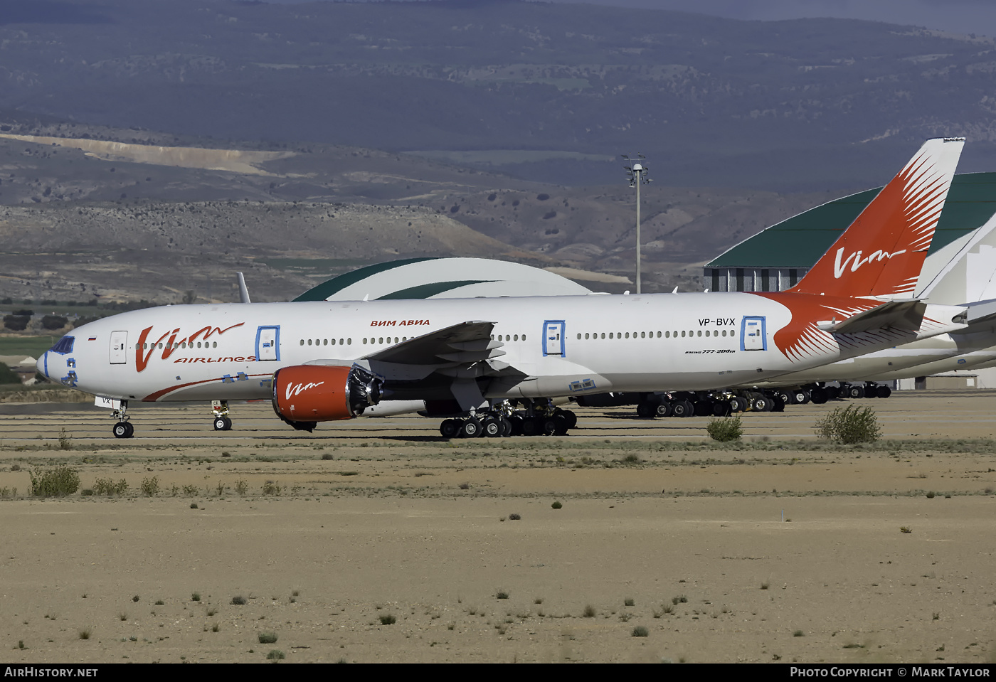 Aircraft Photo of VP-BVX | Boeing 777-212/ER | VIM Airlines | AirHistory.net #730792