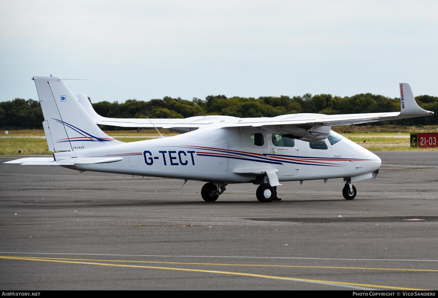 Aircraft Photo of G-TECT | Tecnam P2006T | AirHistory.net #730820