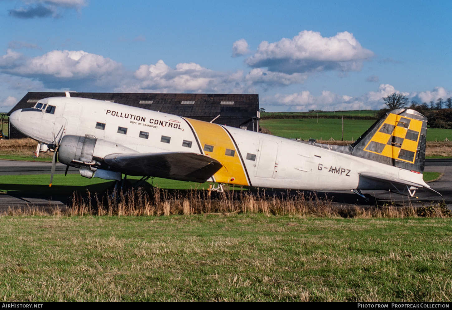 Aircraft Photo of G-AMPZ | Douglas C-47B Dakota Mk.4 | Department of Transport - Pollution Control | AirHistory.net #730824