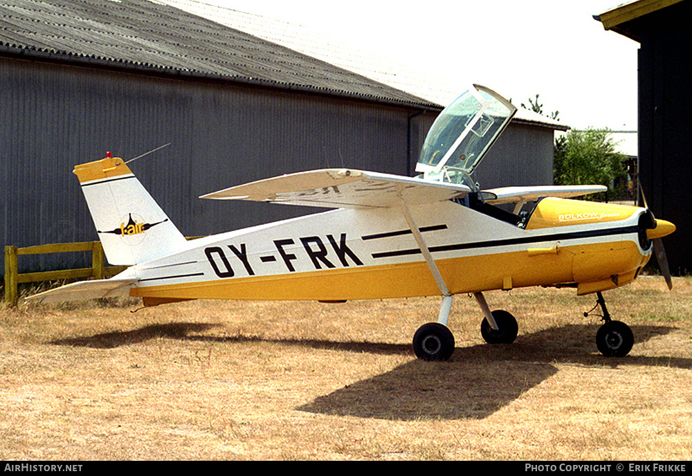 Aircraft Photo of OY-FRK | Bölkow Bo-208C Junior | F-Air | AirHistory.net #730827