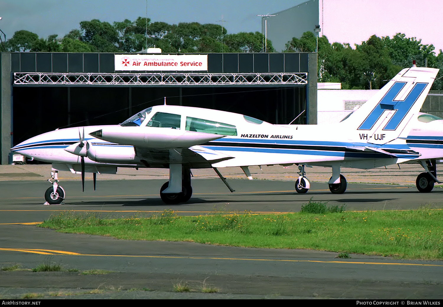 Aircraft Photo of VH-UJF | Cessna 310R | Hazelton Airlines | AirHistory.net #730840