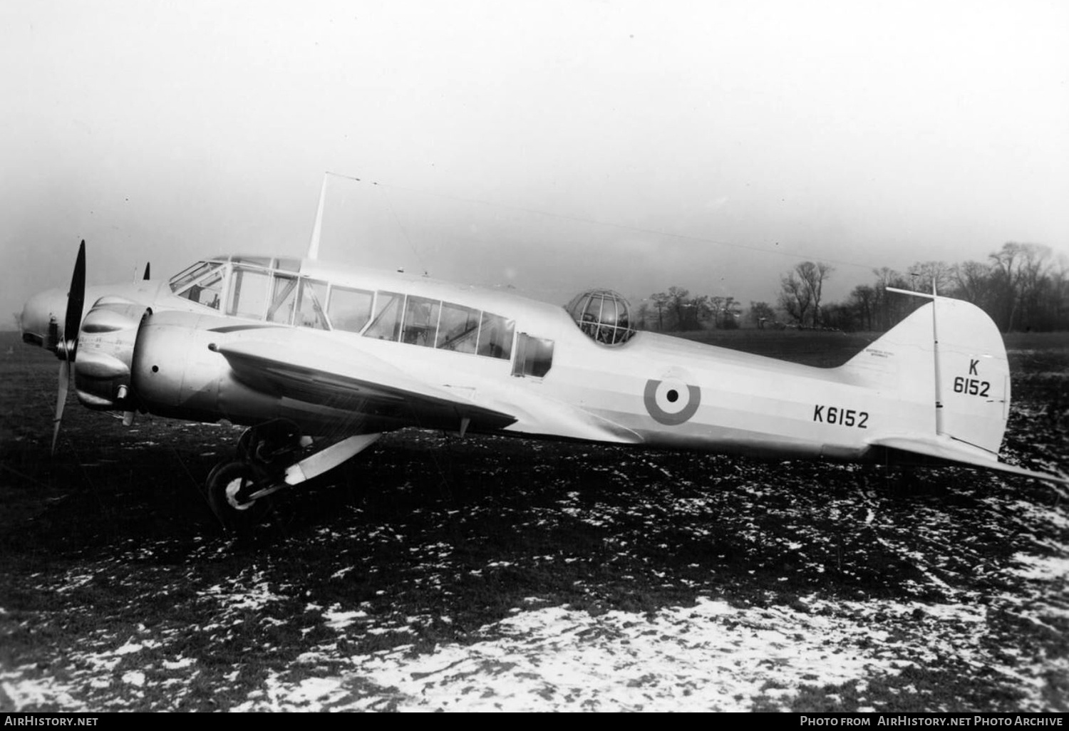 Aircraft Photo of K6152 | Avro 652A Anson I | UK - Air Force | AirHistory.net #730856