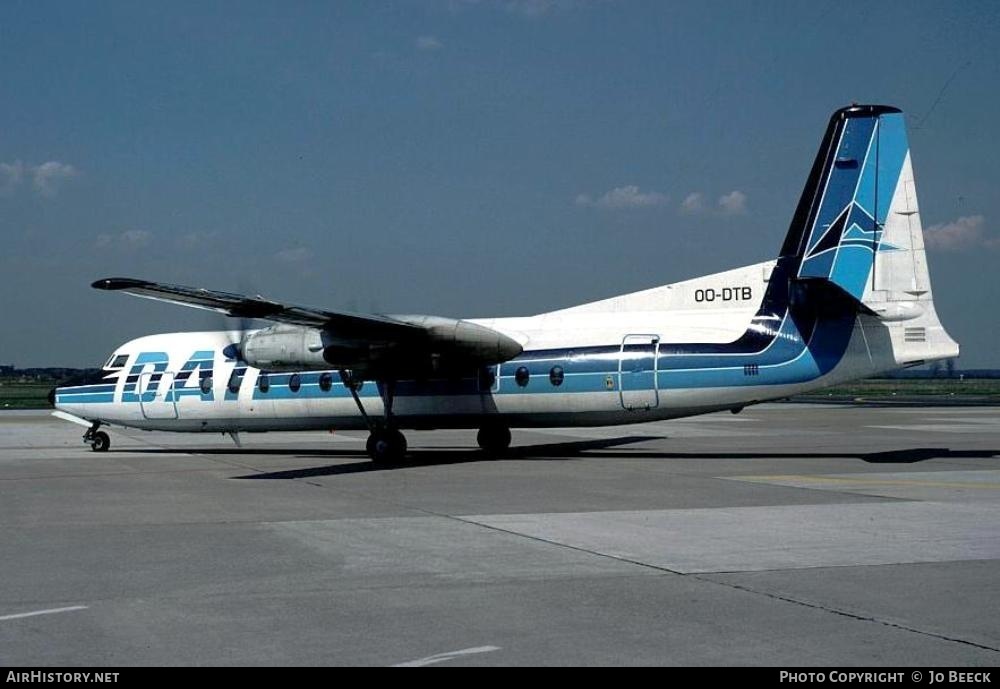 Aircraft Photo of OO-DTB | Fairchild Hiller FH-227B | Delta Air Transport - DAT | AirHistory.net #730888