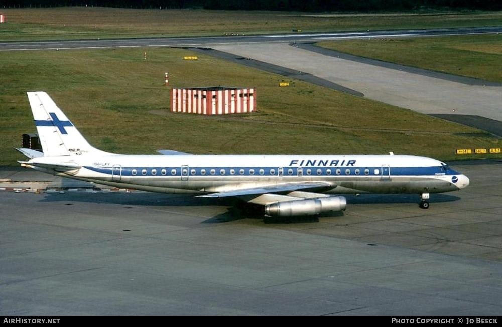Aircraft Photo of OH-LFY | McDonnell Douglas DC-8-62CF | Finnair | AirHistory.net #730913