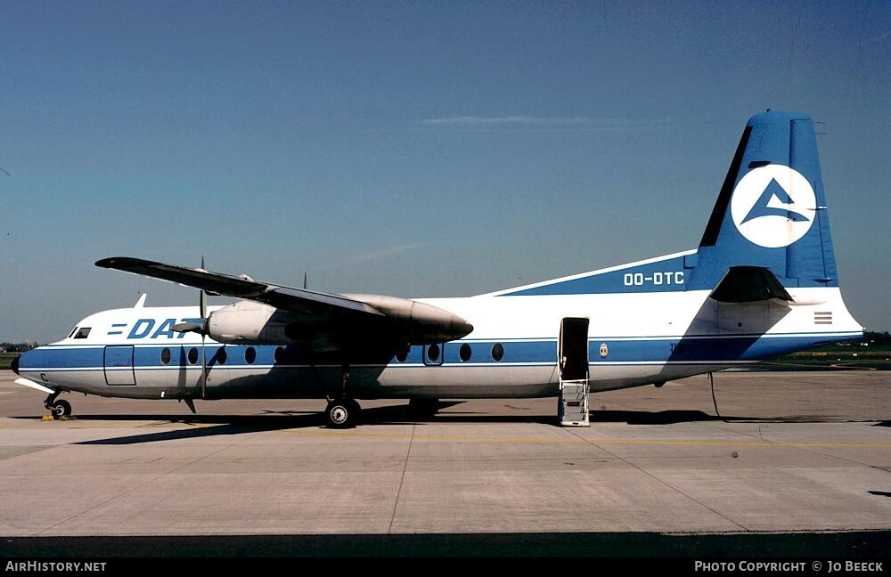 Aircraft Photo of OO-DTC | Fairchild Hiller FH-227B | Delta Air Transport - DAT | AirHistory.net #730916