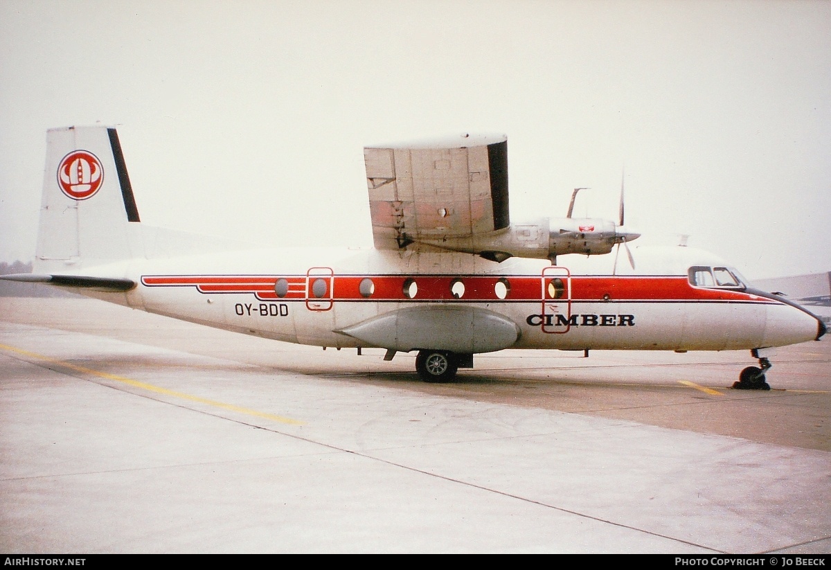 Aircraft Photo of OY-BDD | Nord 262A-15 | Cimber Air | AirHistory.net #730917