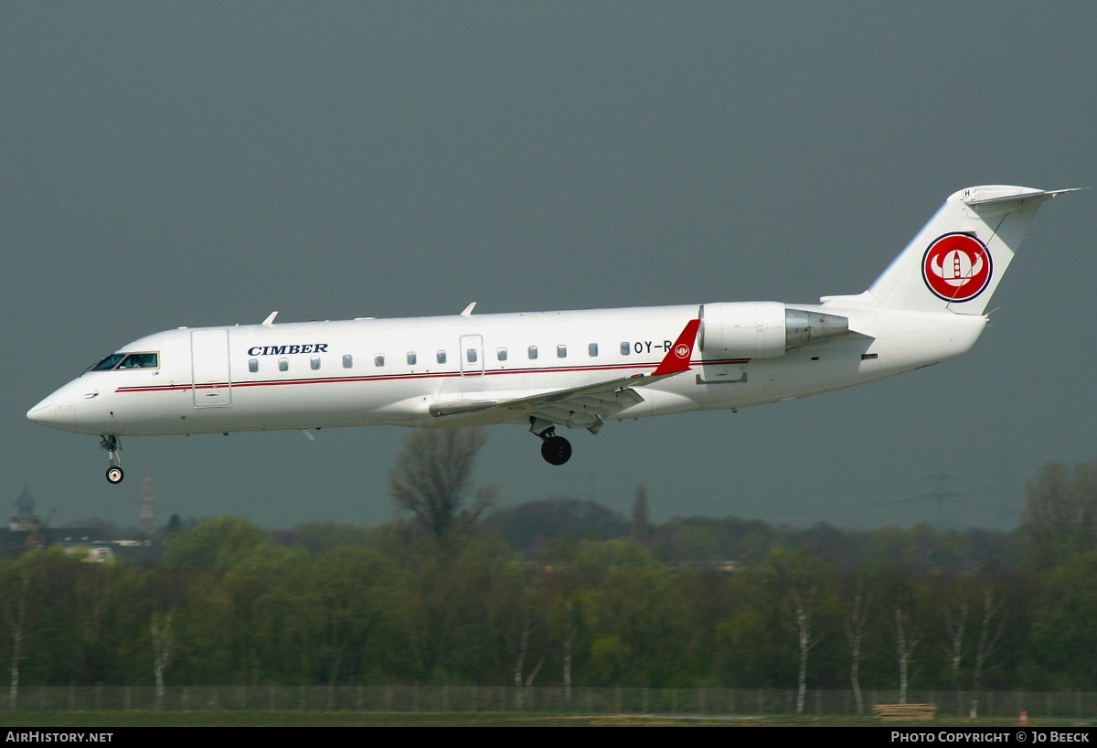 Aircraft Photo of OY-RJH | Canadair CRJ-100LR (CL-600-2B19) | Cimber Air | AirHistory.net #730919