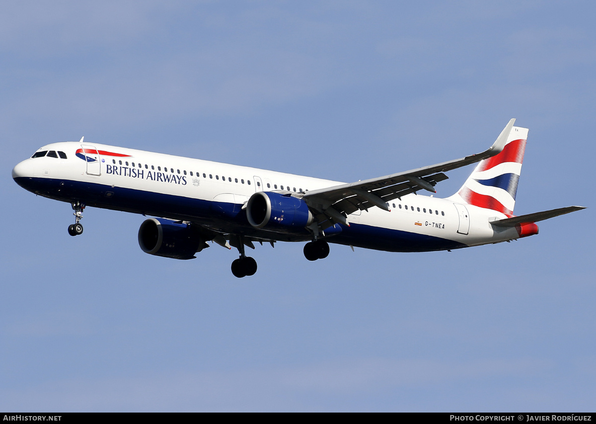 Aircraft Photo of G-TNEA | Airbus A321-251NX | British Airways | AirHistory.net #730941