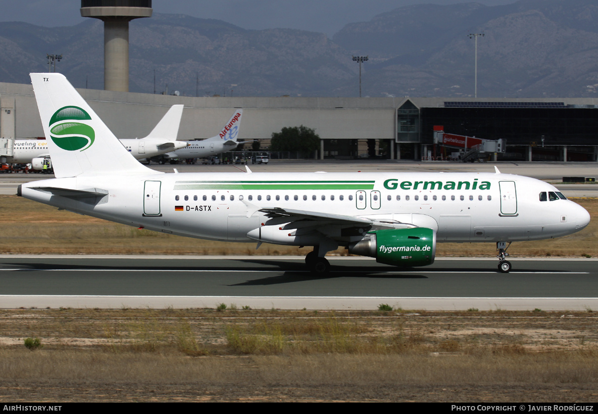 Aircraft Photo of D-ASTX | Airbus A319-112 | Germania | AirHistory.net #730953
