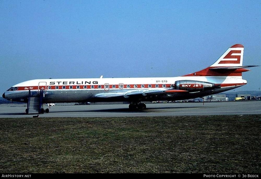 Aircraft Photo of OY-STD | Sud SE-210 Caravelle 10B3 Super B | Sterling Airways | AirHistory.net #730961