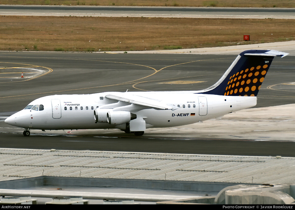 Aircraft Photo of D-AEWF | British Aerospace BAe-146-200 | Eurowings | AirHistory.net #730981