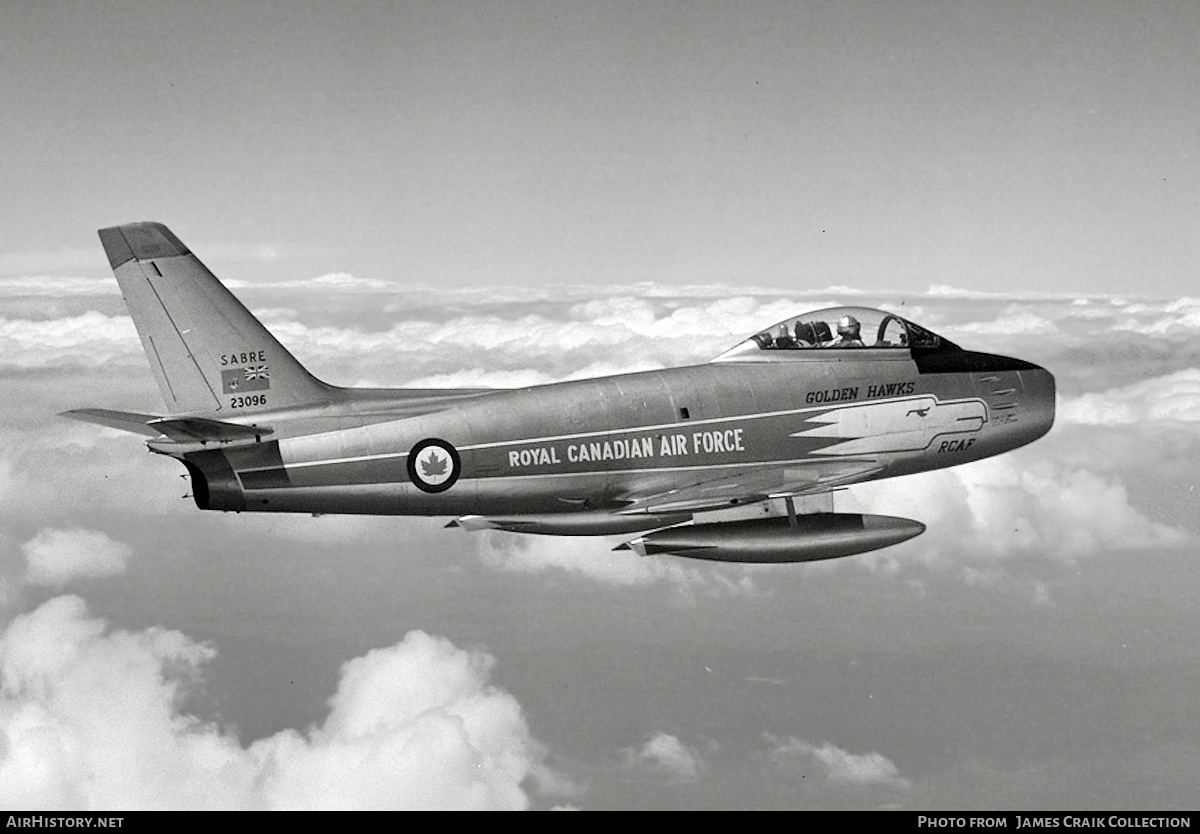 Aircraft Photo of 23096 | Canadair CL-13A Sabre 5 | Canada - Air Force | AirHistory.net #731001