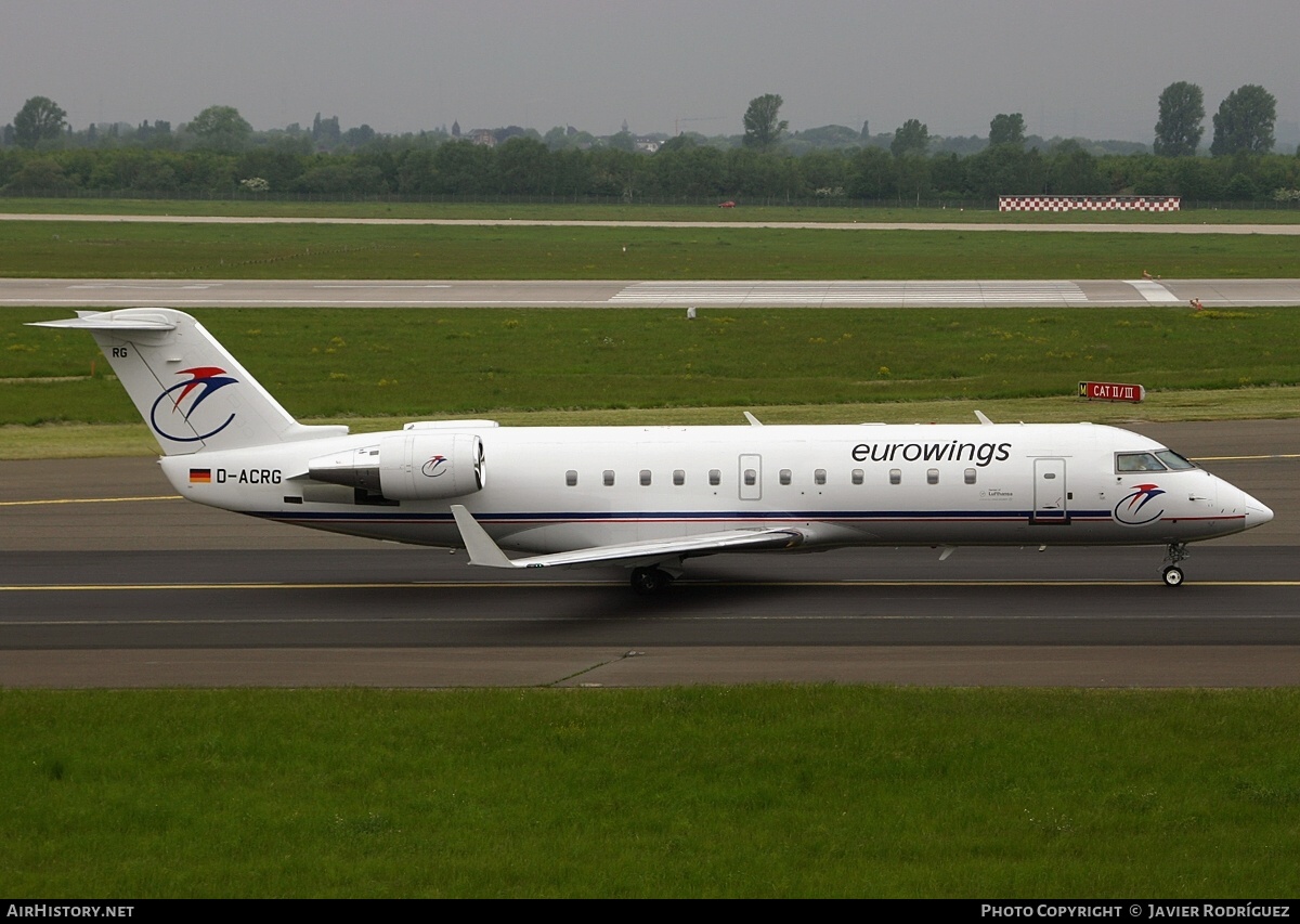 Aircraft Photo of D-ACRG | Bombardier CRJ-200LR (CL-600-2B19) | Eurowings | AirHistory.net #731009