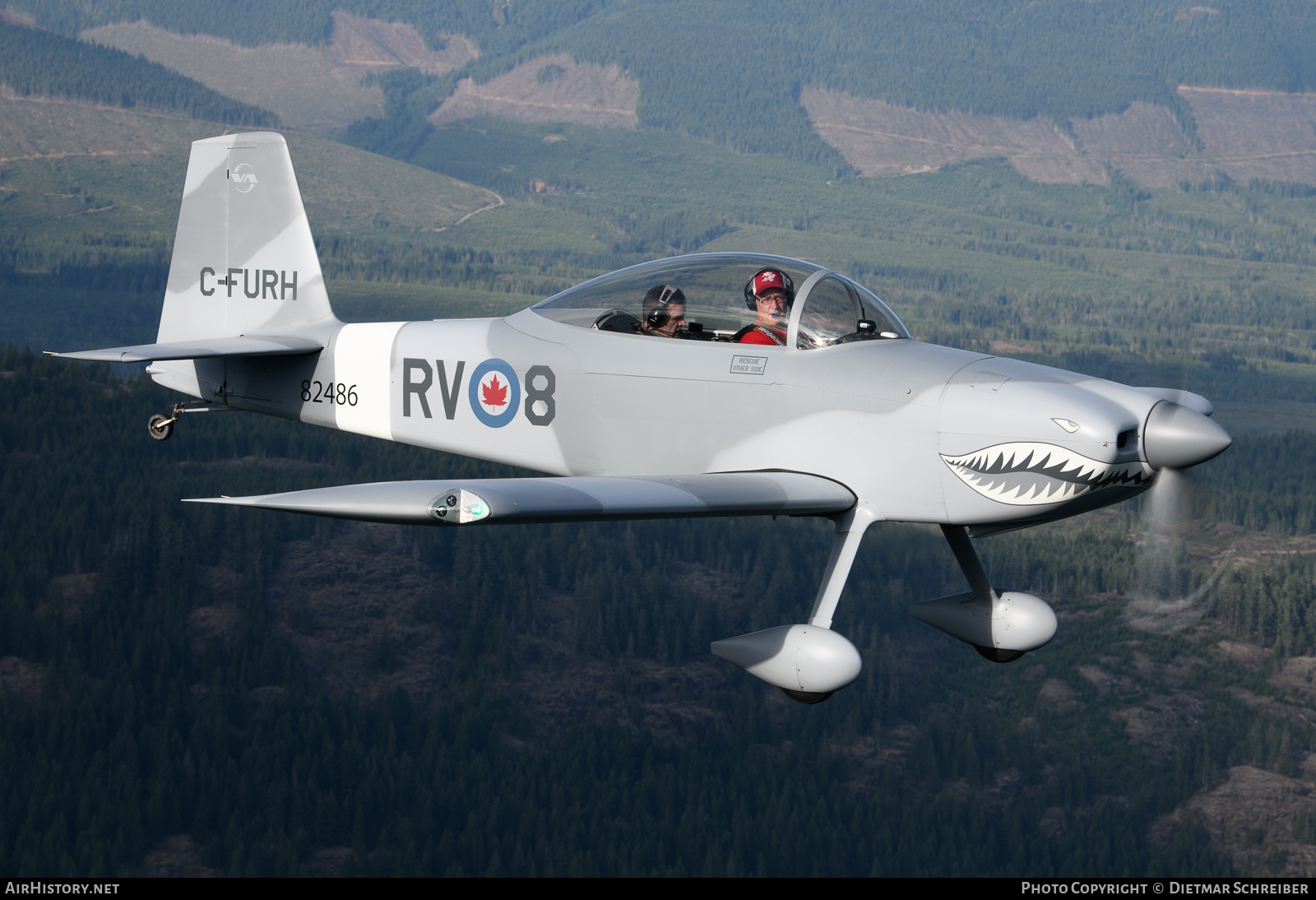 Aircraft Photo of C-FURH | Van's RV-8 | Canada - Air Force | AirHistory.net #731013