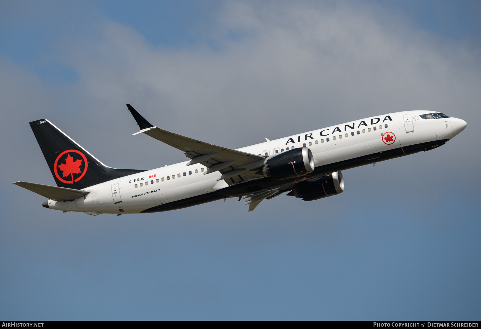 Aircraft Photo of C-FSDQ | Boeing 737-8 Max 8 | Air Canada | AirHistory.net #731014