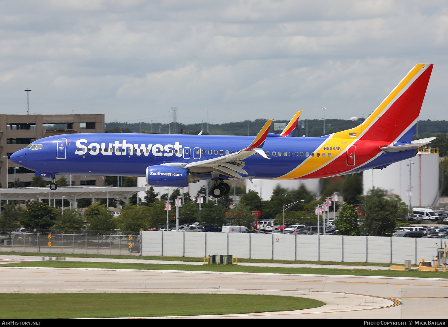 Aircraft Photo of N8685B | Boeing 737-8H4 | Southwest Airlines | AirHistory.net #731026
