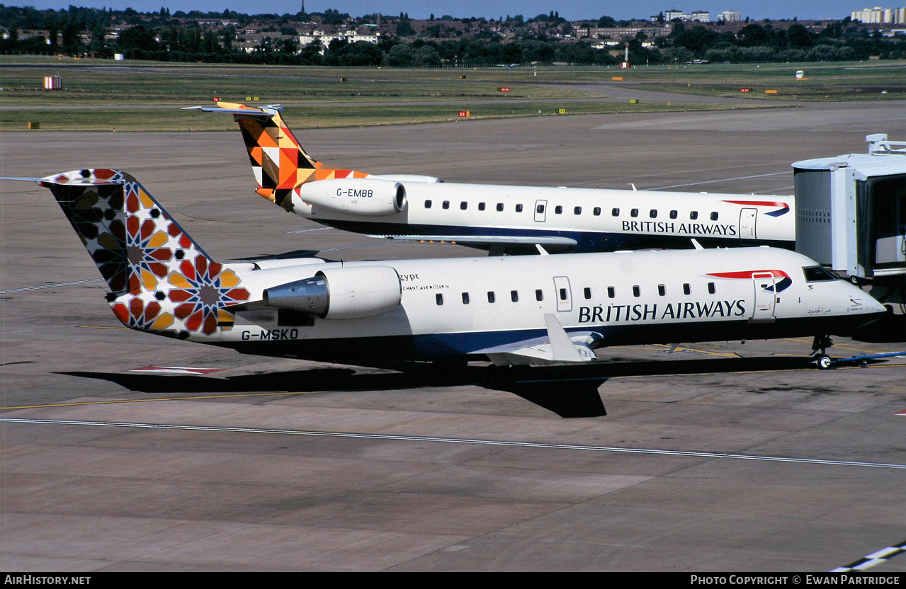 Aircraft Photo of G-MSKO | Bombardier CRJ-200LR (CL-600-2B19) | British Airways | AirHistory.net #731035