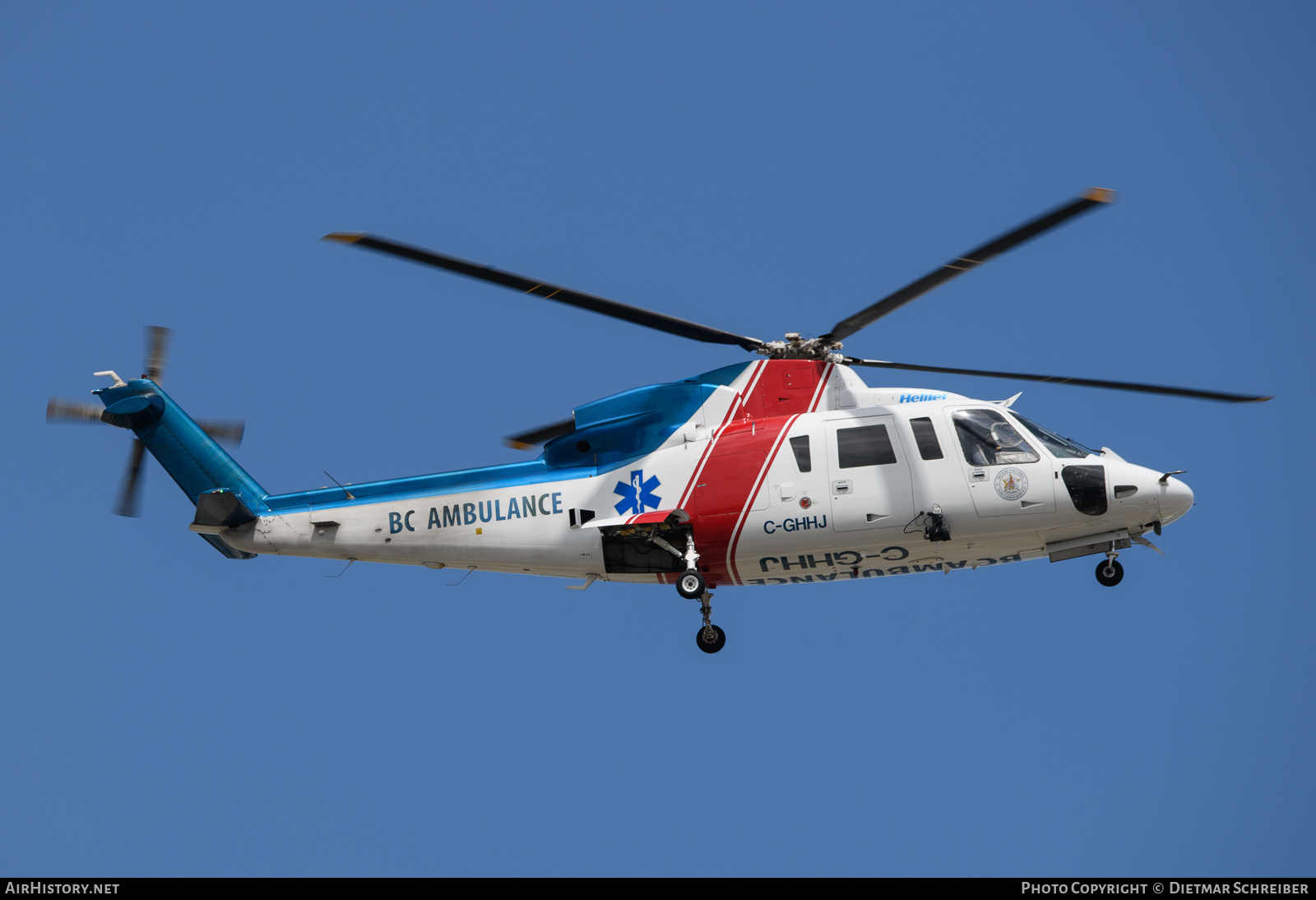 Aircraft Photo of C-GHHJ | Sikorsky S-76C | BC Ambulance Service | AirHistory.net #731045