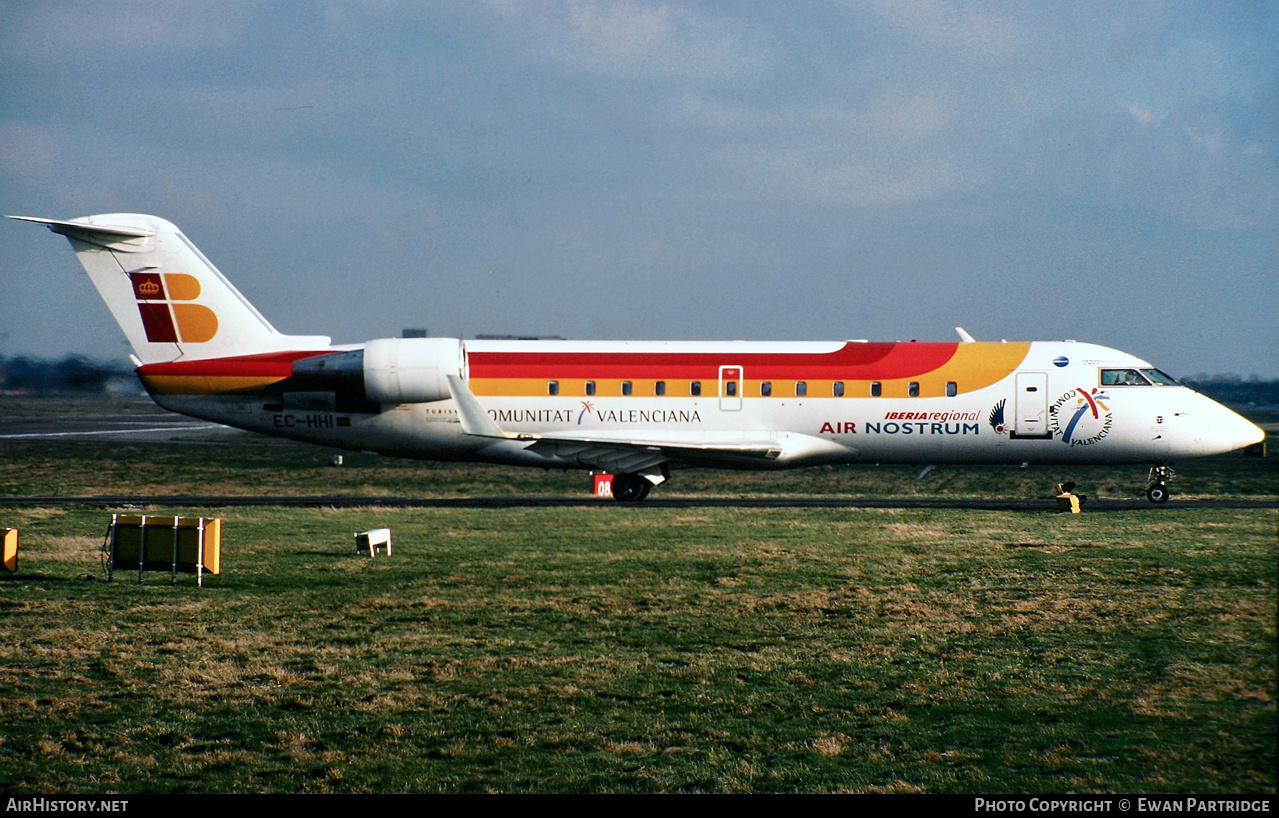 Aircraft Photo of EC-HHI | Bombardier CRJ-200ER (CL-600-2B19) | Iberia Regional | AirHistory.net #731055