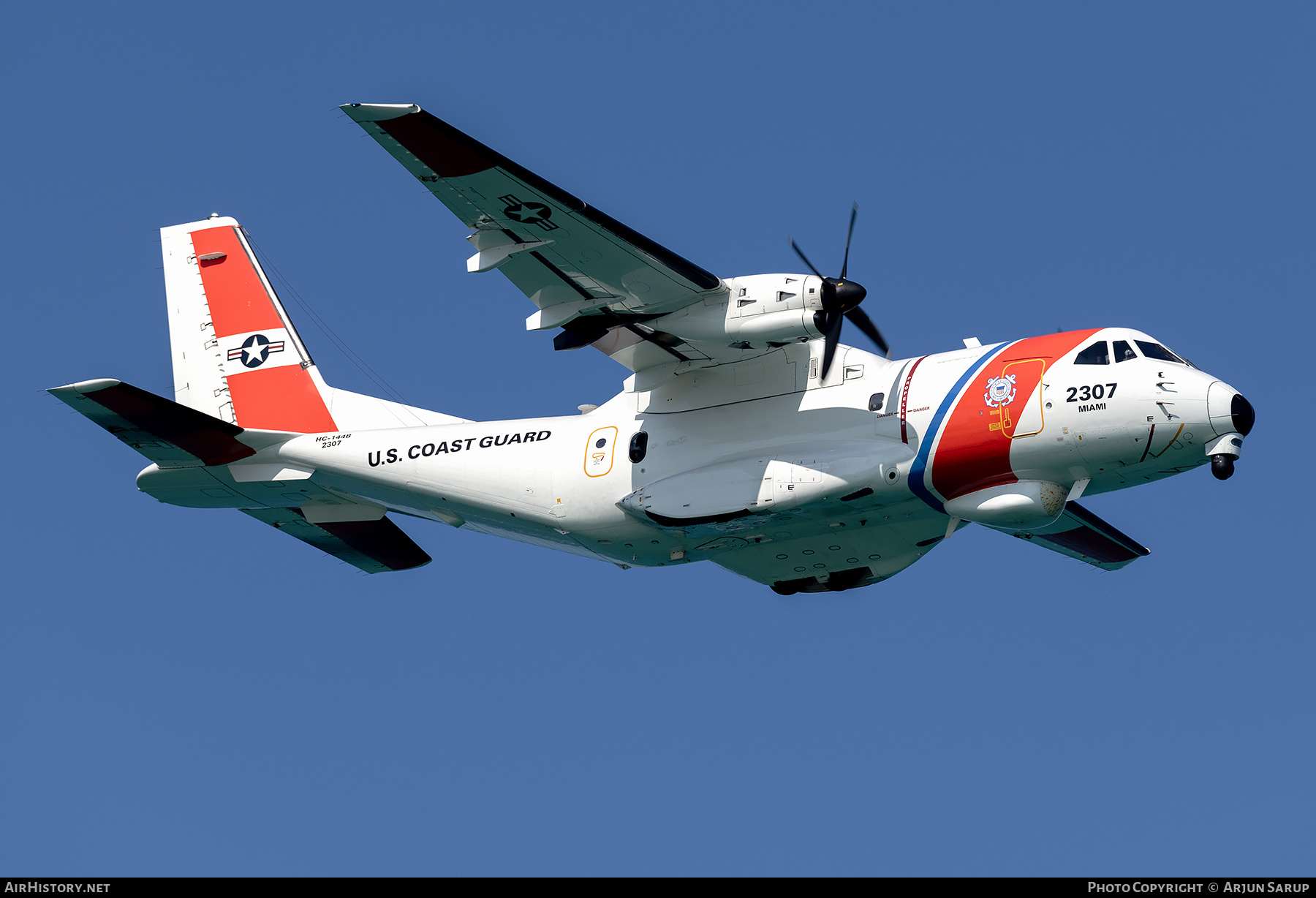 Aircraft Photo of 2307 | CASA/IPTN HC-144A Ocean Sentry | USA - Coast Guard | AirHistory.net #731060
