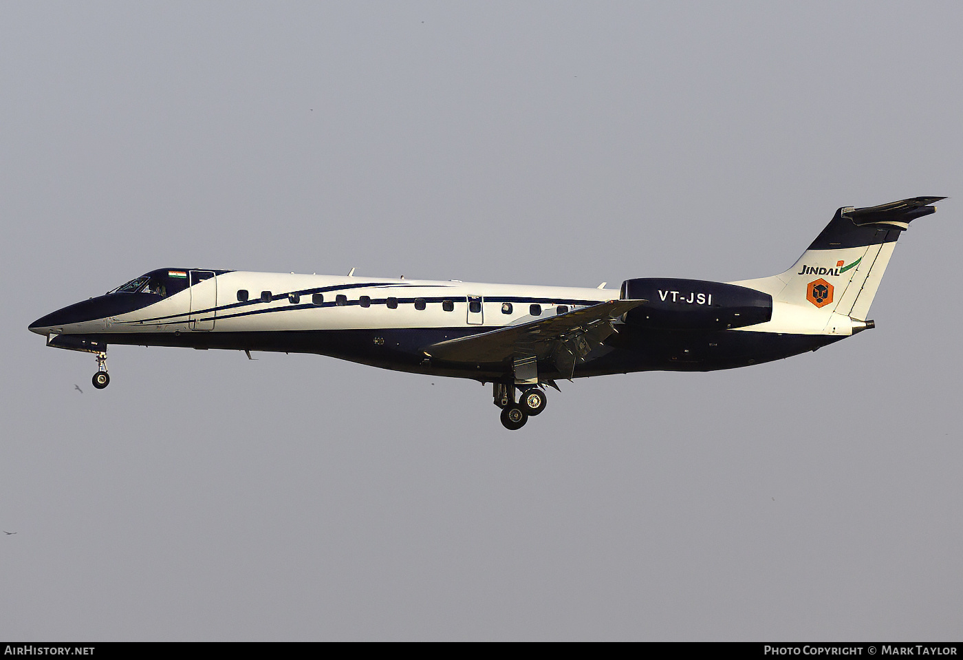 Aircraft Photo of VT-JSI | Embraer ERJ-135LR (EMB-135LR) | Jindal Steel and Power | AirHistory.net #731079