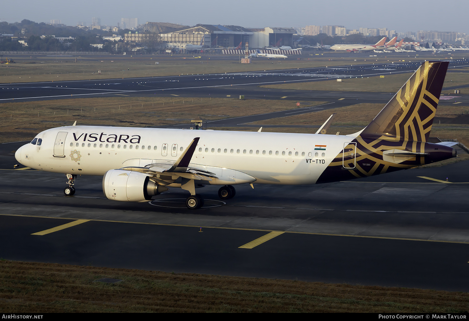 Aircraft Photo of VT-TYD | Airbus A320-251N | Vistara | AirHistory.net #731085