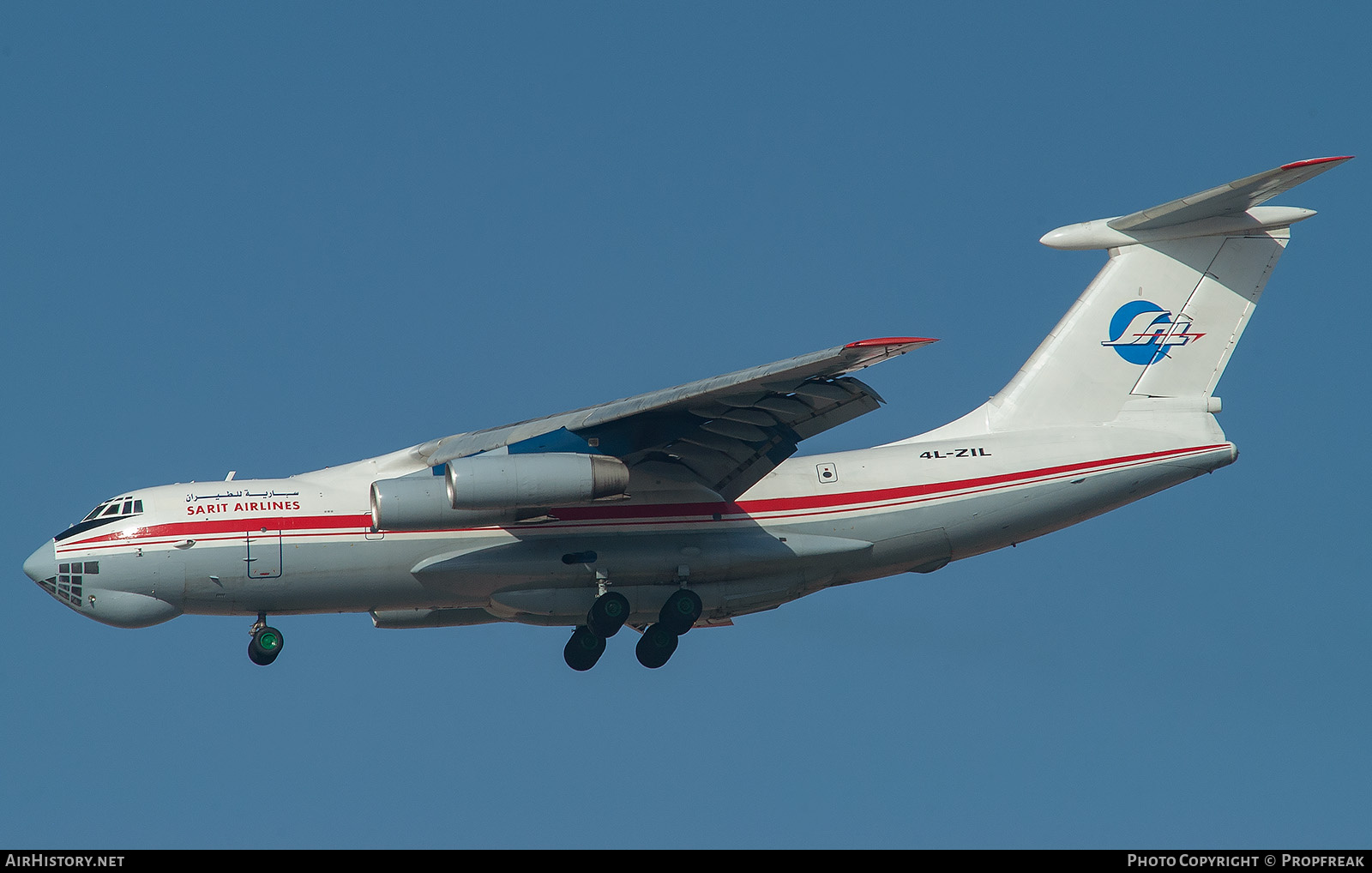 Aircraft Photo of 4L-ZIL | Ilyushin Il-76TD | Sarit Airlines | AirHistory.net #731108