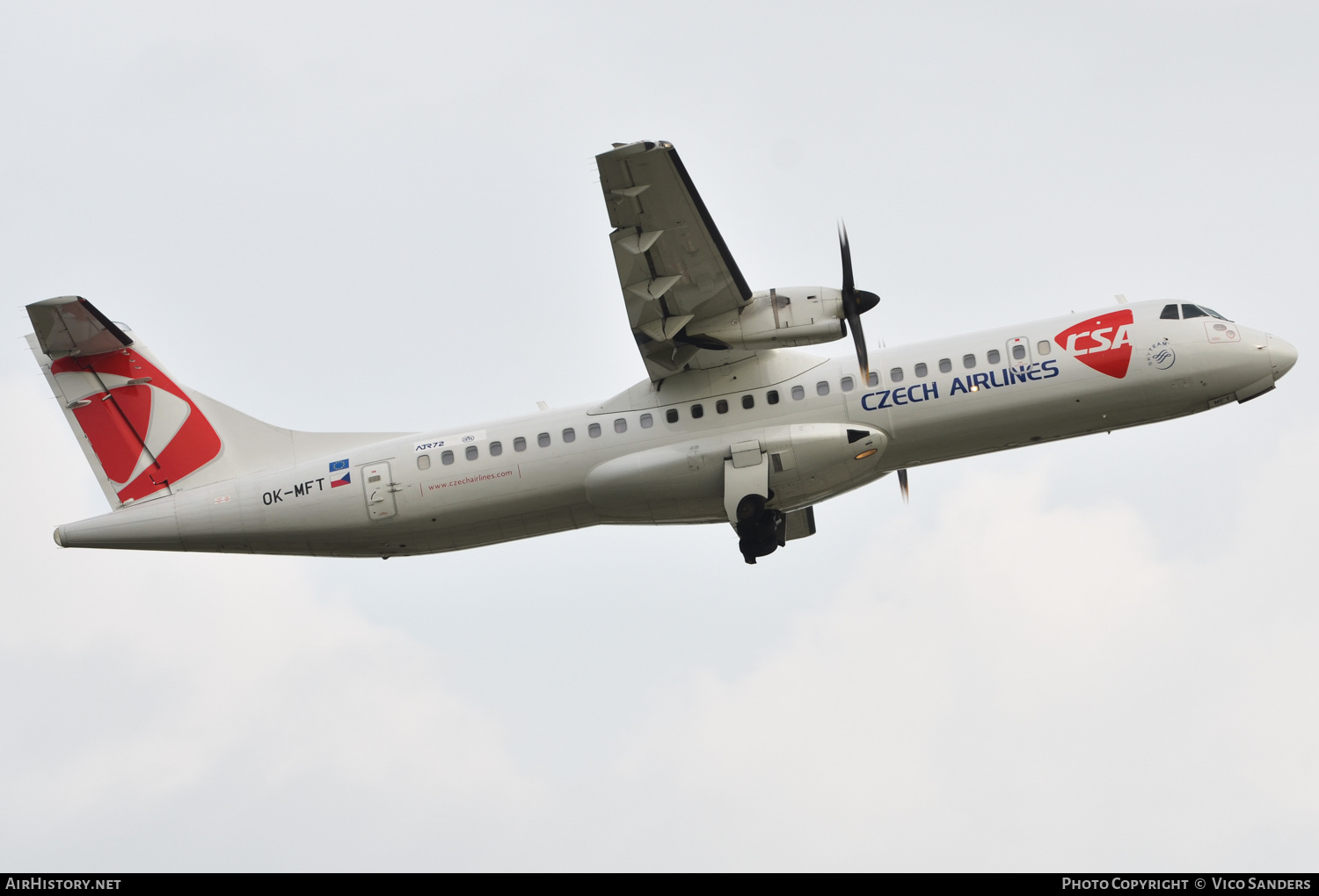 Aircraft Photo of OK-MFT | ATR ATR-72-500 (ATR-72-212A) | ČSA - Czech Airlines | AirHistory.net #731111