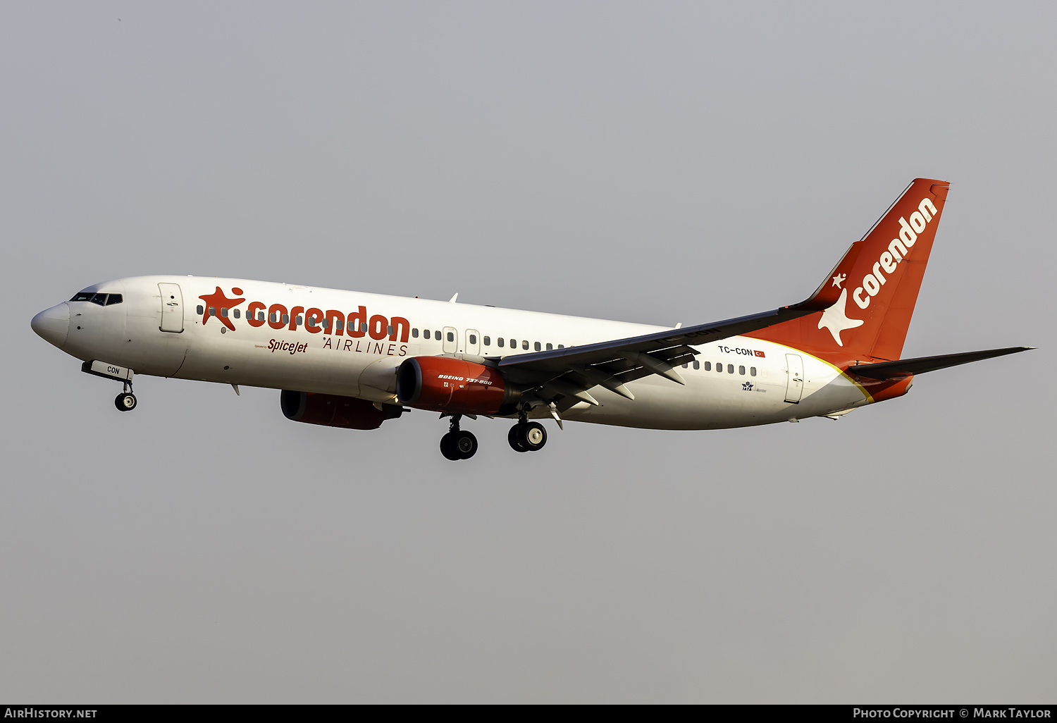 Aircraft Photo of TC-CON | Boeing 737-81D | Corendon Airlines | AirHistory.net #731114