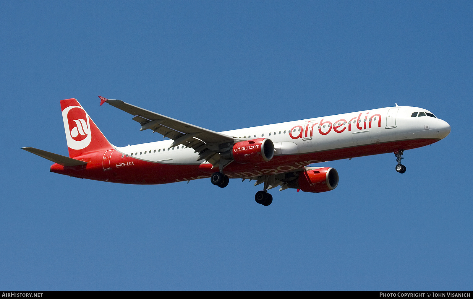 Aircraft Photo of OE-LCA | Airbus A321-211 | Air Berlin | AirHistory.net #731116