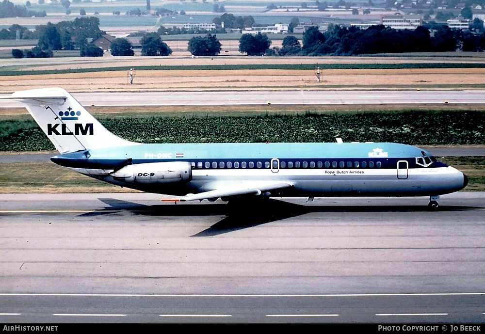 Aircraft Photo of PH-DNC | Douglas DC-9-15 | KLM - Royal Dutch Airlines | AirHistory.net #731133