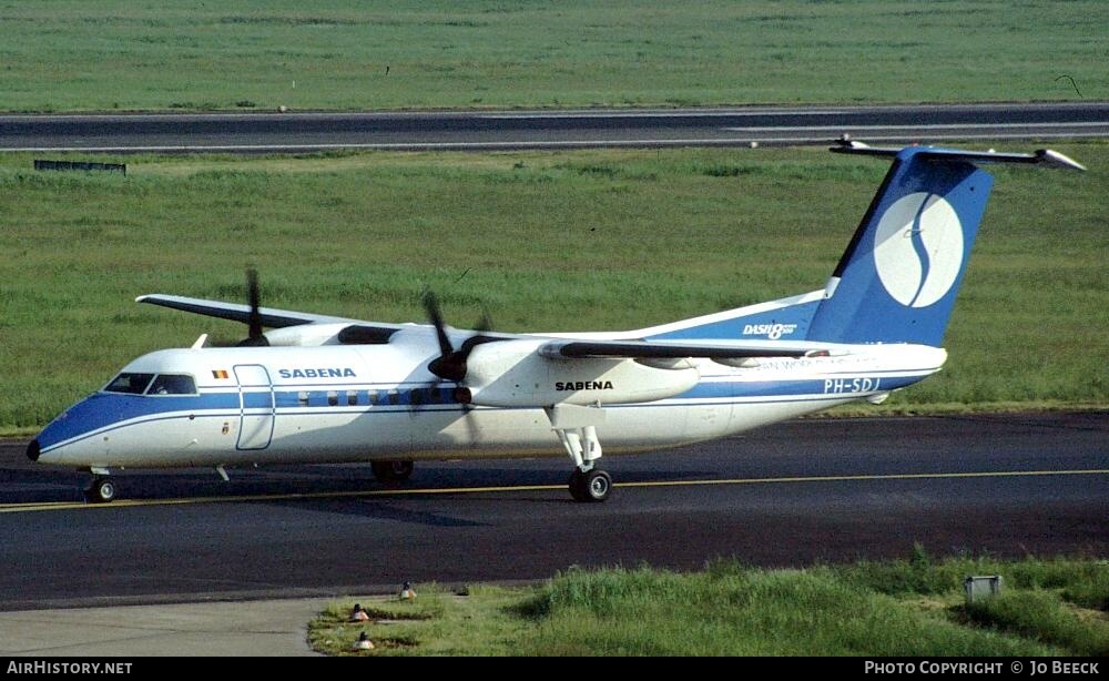 Aircraft Photo of PH-SDJ | De Havilland Canada DHC-8-311A Dash 8 | Sabena | AirHistory.net #731138