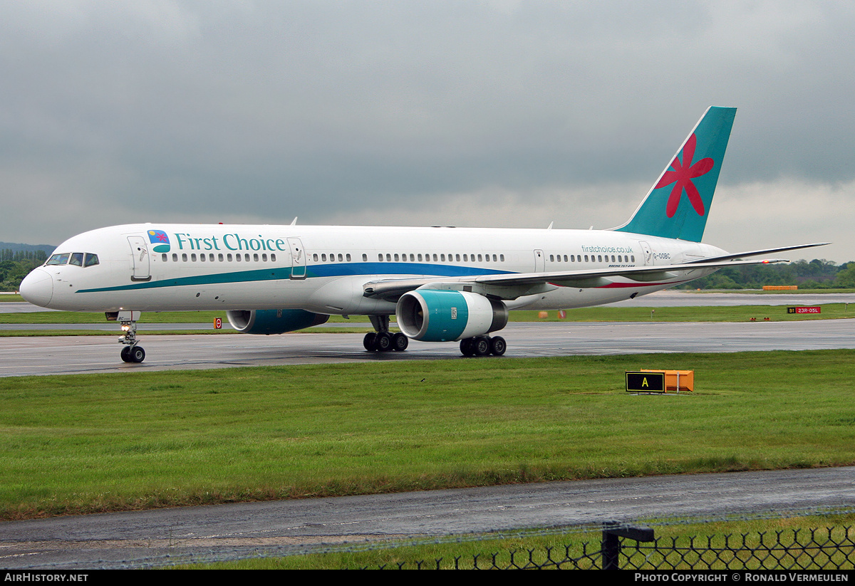 Aircraft Photo of G-OOBC | Boeing 757-28A | First Choice Airways | AirHistory.net #731159