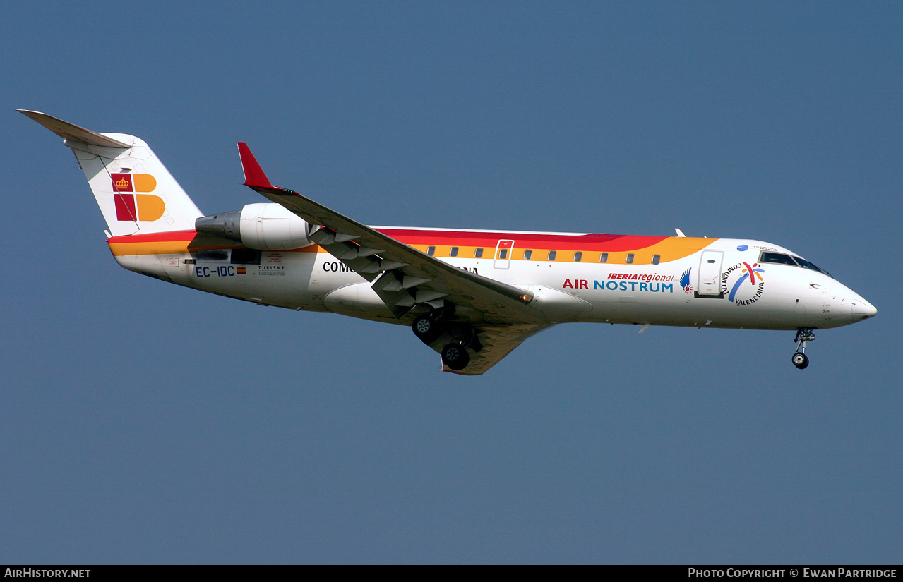 Aircraft Photo of EC-IDC | Bombardier CRJ-200ER (CL-600-2B19) | Iberia Regional | AirHistory.net #731165