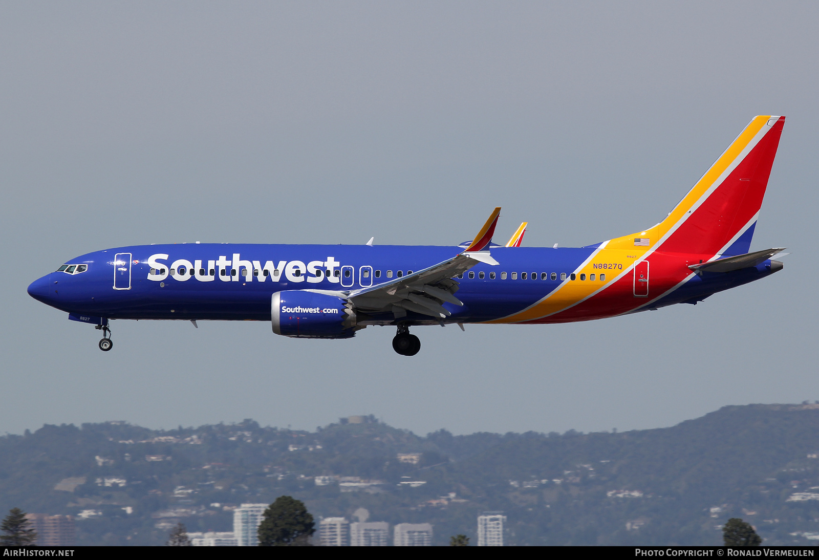 Aircraft Photo of N8827Q | Boeing 737-8 Max 8 | Southwest Airlines | AirHistory.net #731171