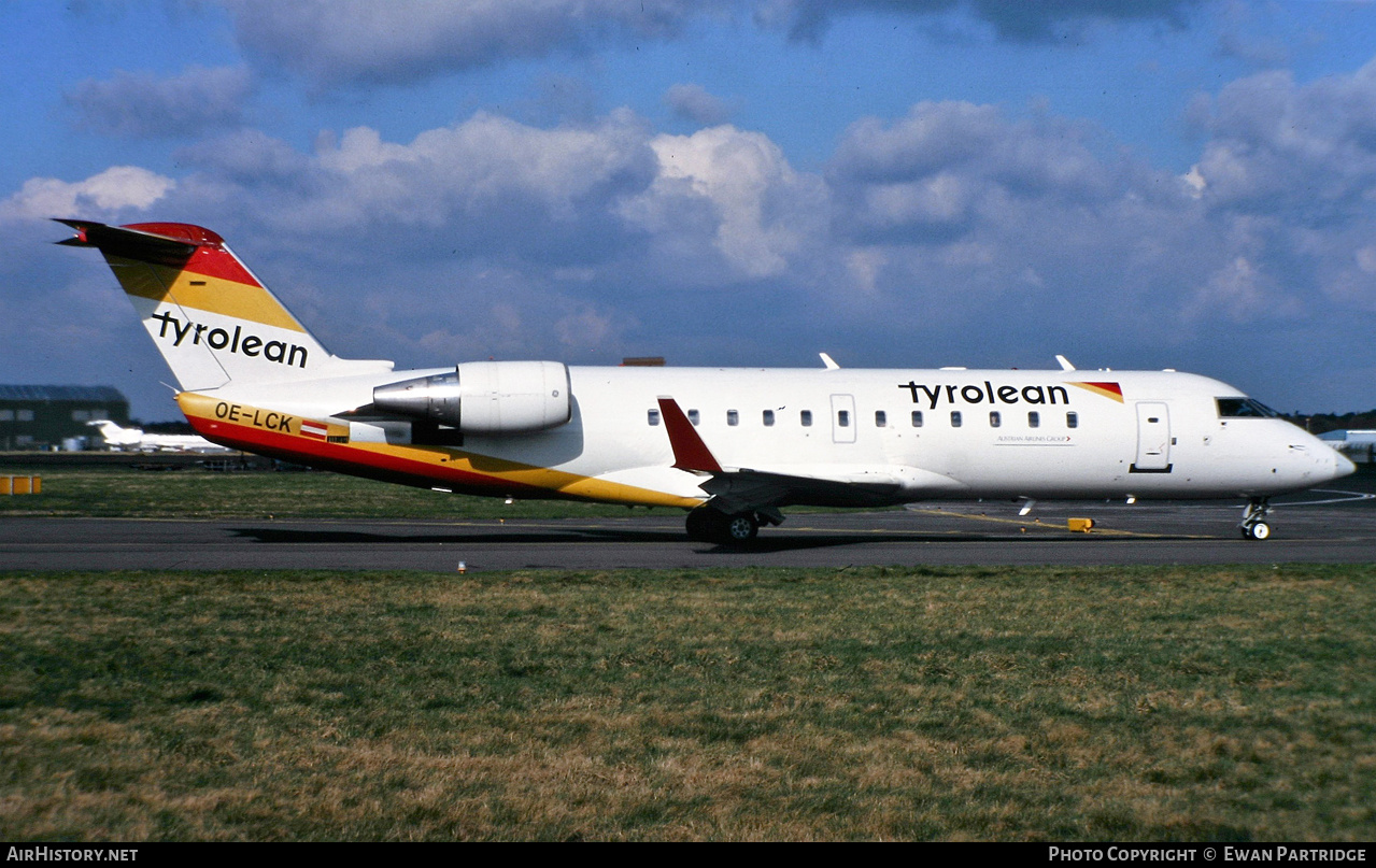 Aircraft Photo of OE-LCK | Canadair CRJ-200LR (CL-600-2B19) | Tyrolean Airways | AirHistory.net #731179