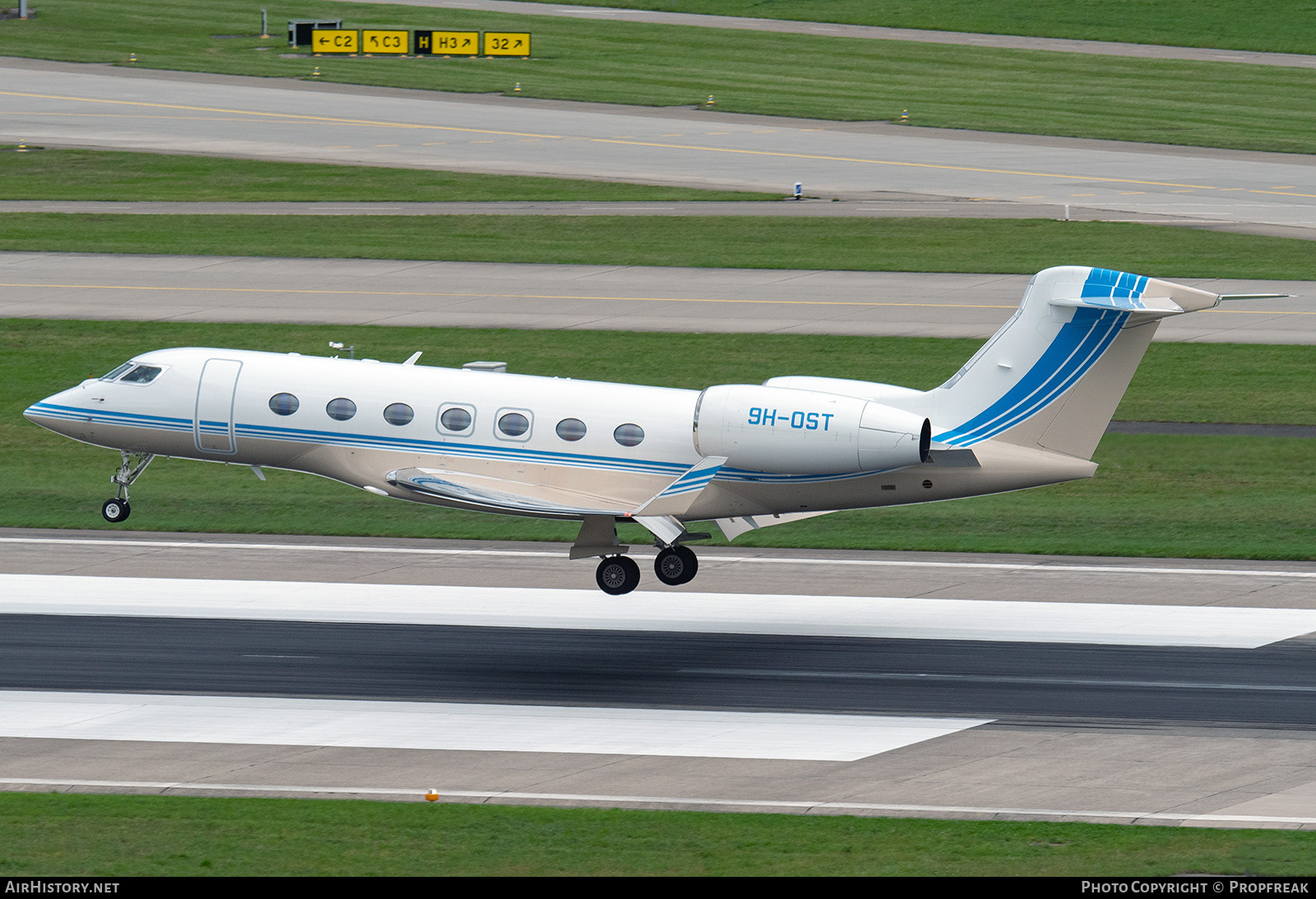 Aircraft Photo of 9H-OST | Gulfstream Aerospace G500 (G-VII) | AirHistory.net #731194
