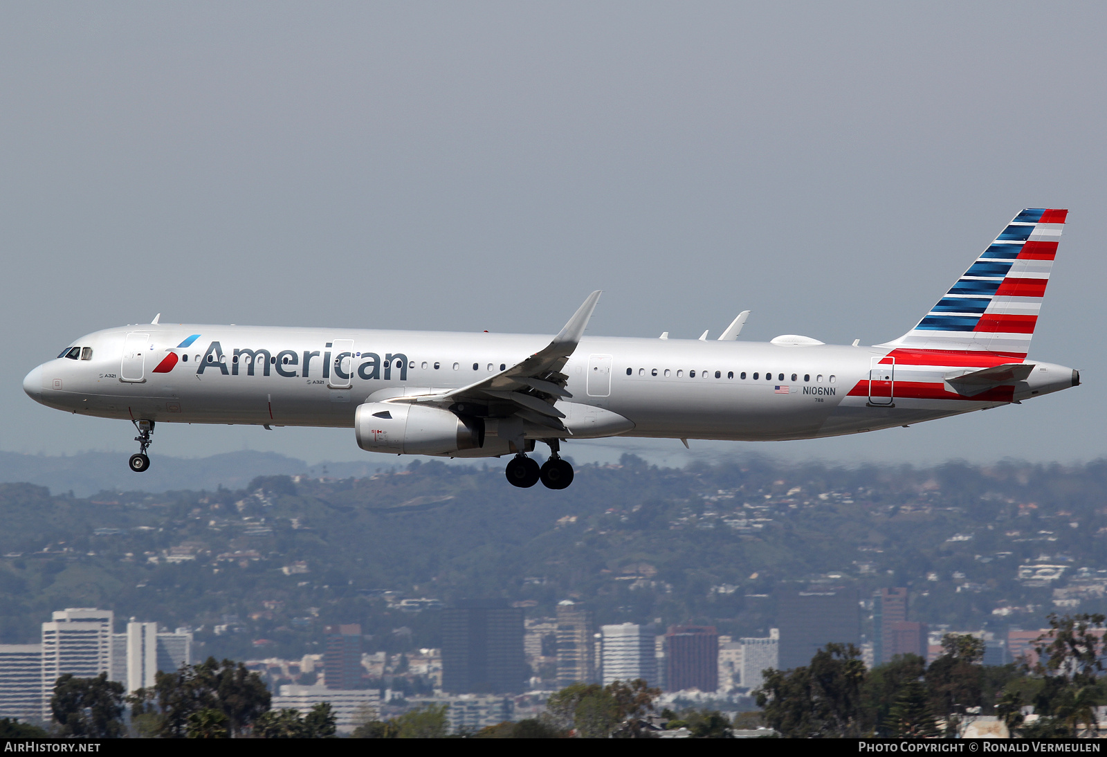 Aircraft Photo of N106NN | Airbus A321-231 | American Airlines | AirHistory.net #731204