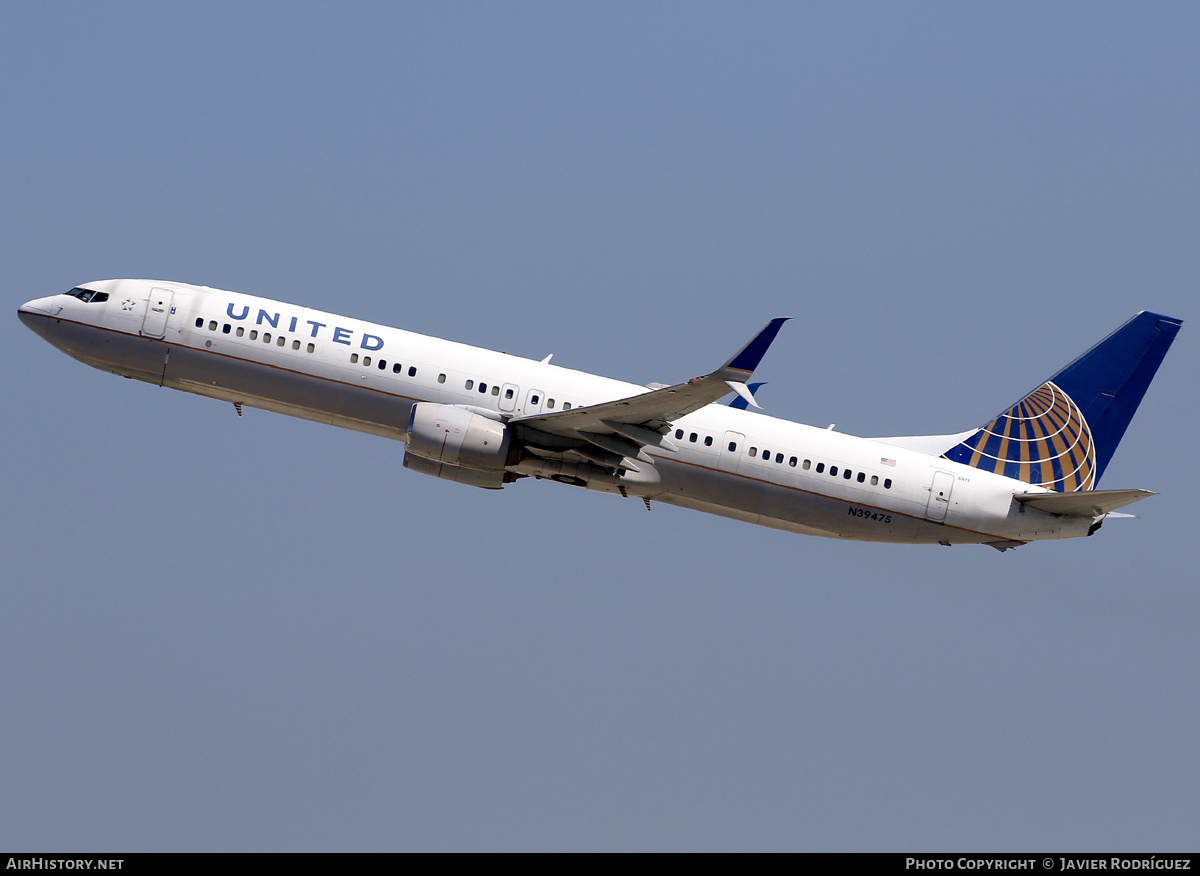 Aircraft Photo of N39475 | Boeing 737-924/ER | United Airlines | AirHistory.net #731236