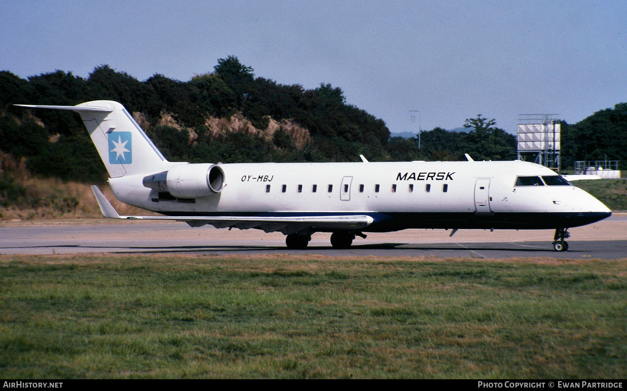 Aircraft Photo of OY-MBJ | Bombardier CRJ-200LR (CL-600-2B19) | Maersk Air | AirHistory.net #731260