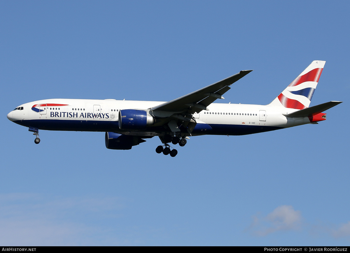 Aircraft Photo of G-VIIC | Boeing 777-236/ER | British Airways | AirHistory.net #731274