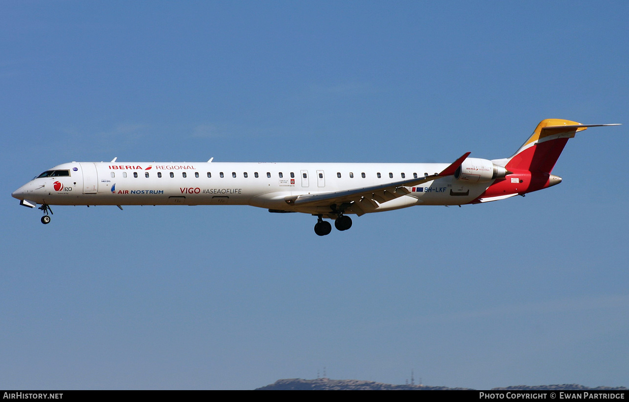 Aircraft Photo of 9H-LKF | Bombardier CRJ-1000 (CL-600-2E25) | Iberia Regional | AirHistory.net #731290