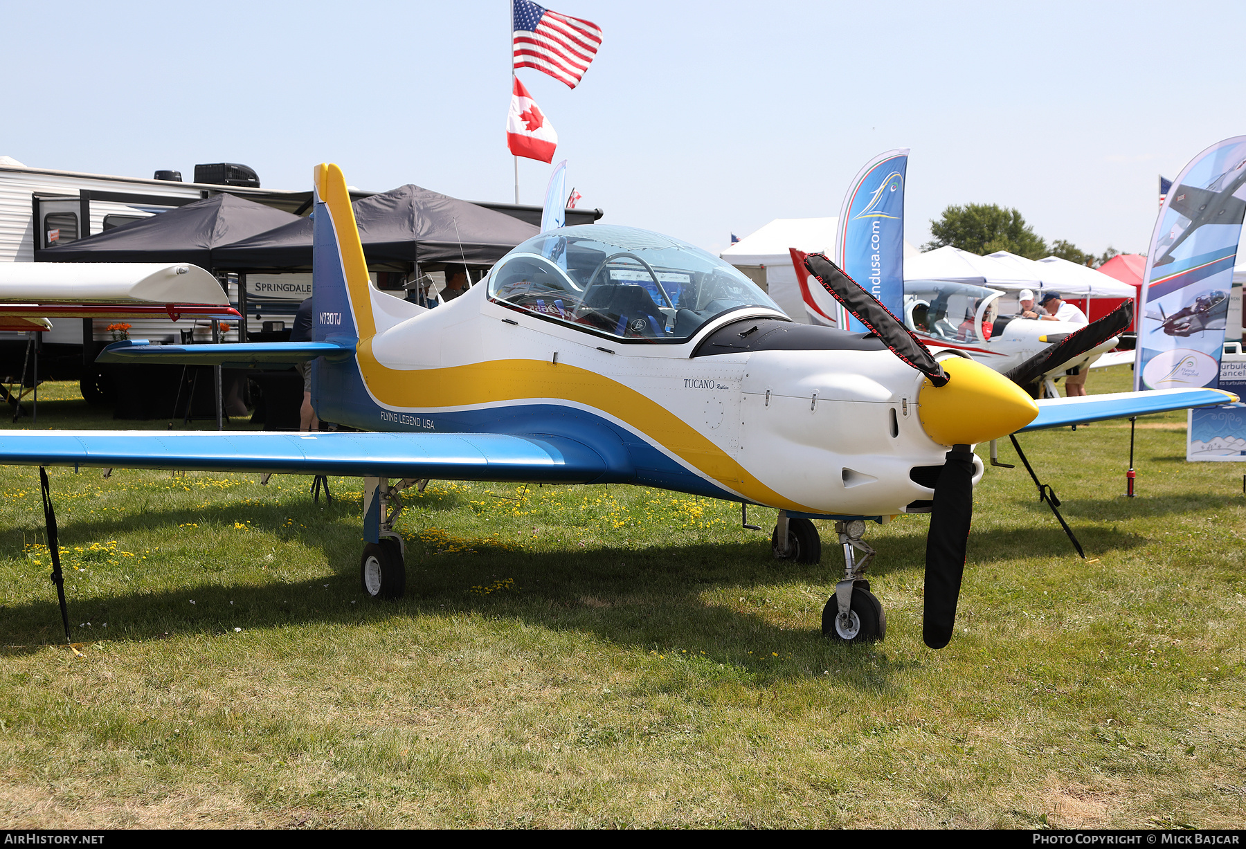 Aircraft Photo of N730TJ | Flying Legend Tucano R Experimental | AirHistory.net #731307
