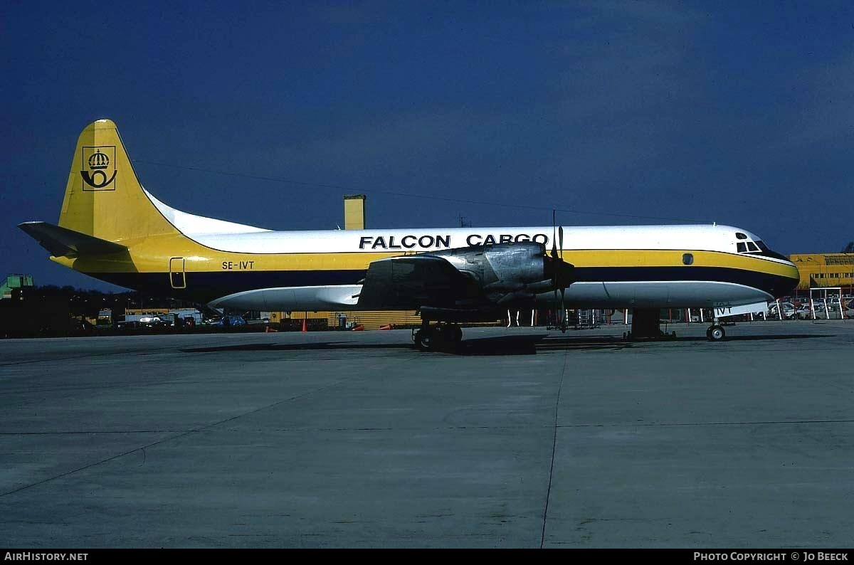Aircraft Photo of SE-IVT | Lockheed L-188C(F) Electra | Falcon Cargo | AirHistory.net #731313