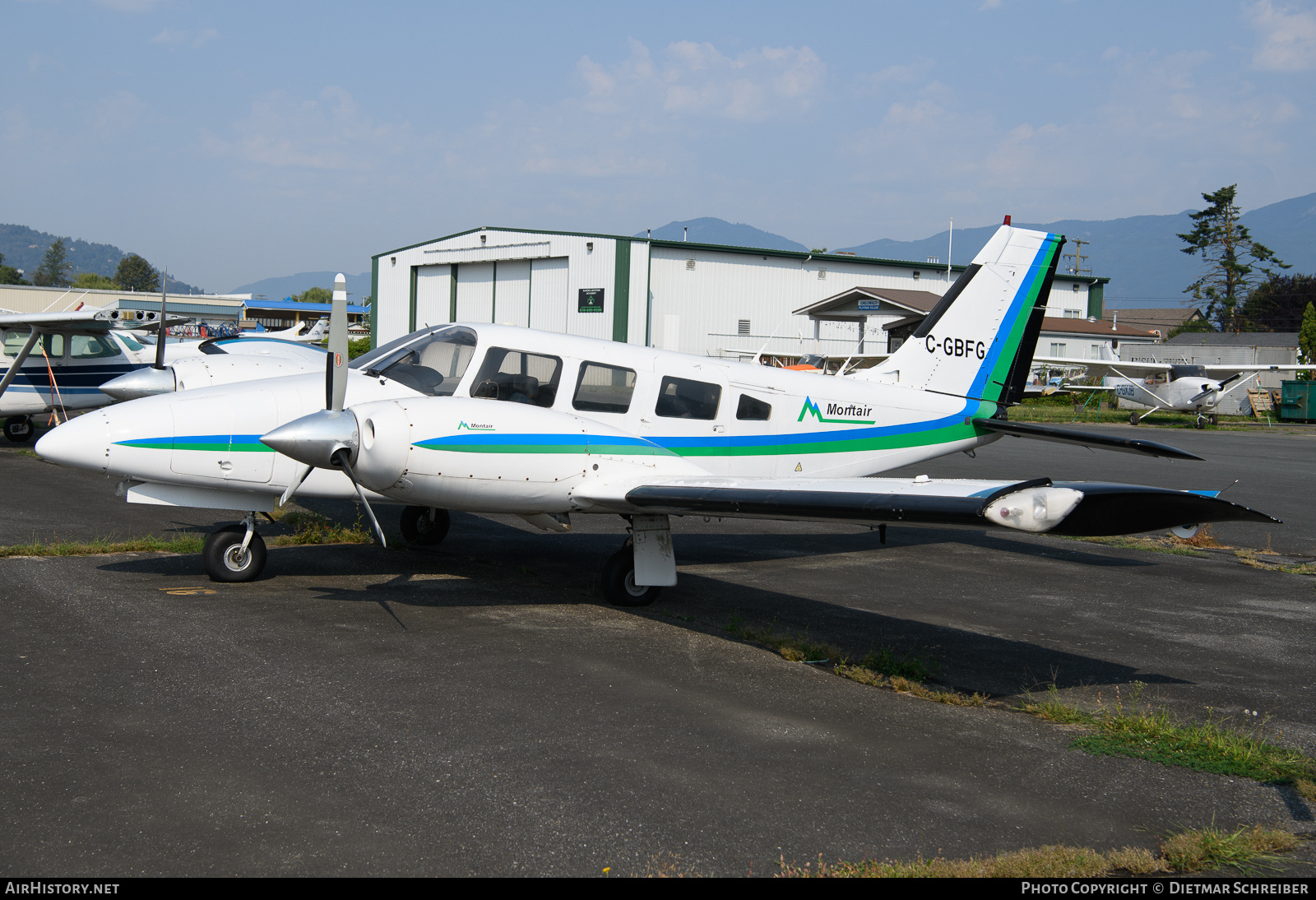Aircraft Photo of C-GBFG | Piper PA-34-200T Seneca II | Montair Aviation | AirHistory.net #731315