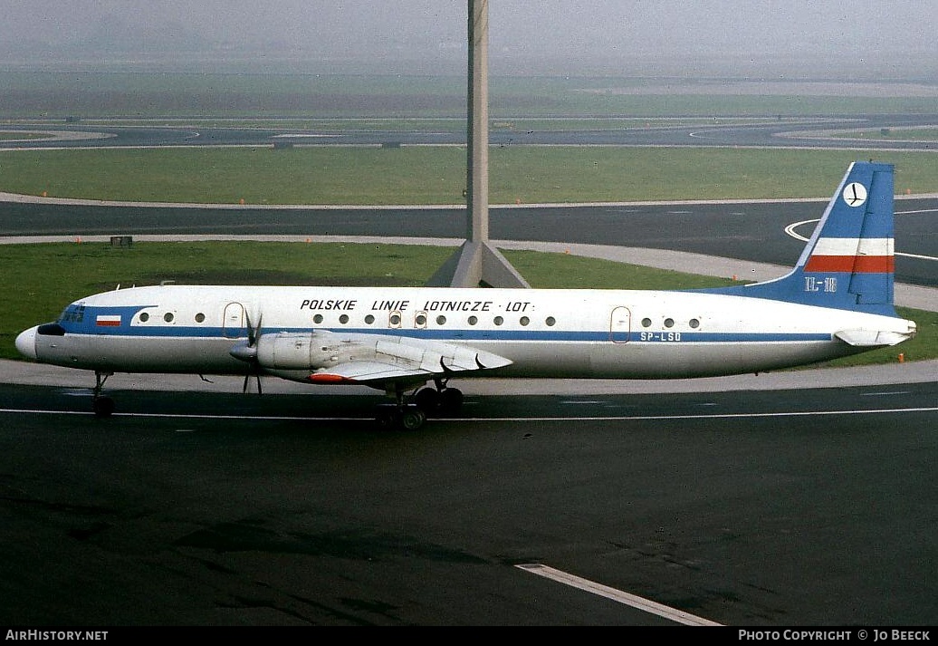 Aircraft Photo of SP-LSD | Ilyushin Il-18V | LOT Polish Airlines - Polskie Linie Lotnicze | AirHistory.net #731359