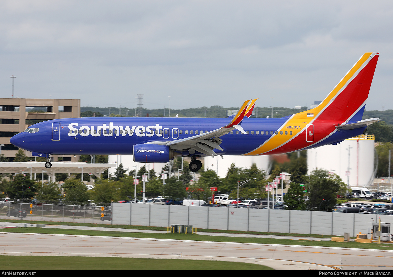 Aircraft Photo of N8663A | Boeing 737-8H4 | Southwest Airlines | AirHistory.net #731360