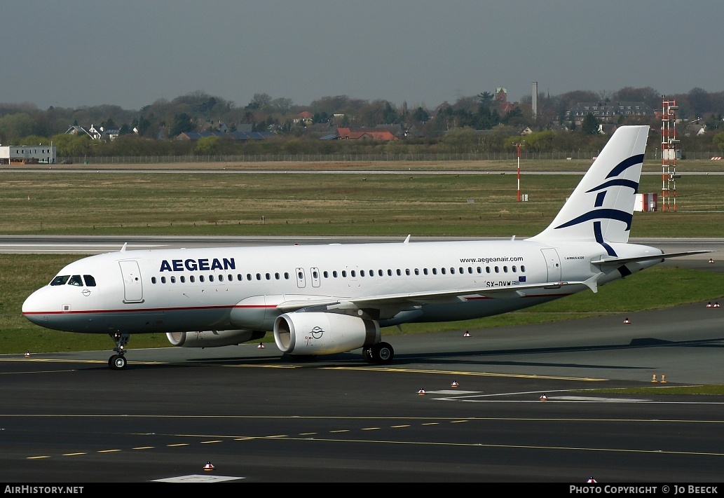 Aircraft Photo of SX-DVW | Airbus A320-232 | Aegean Airlines | AirHistory.net #731368